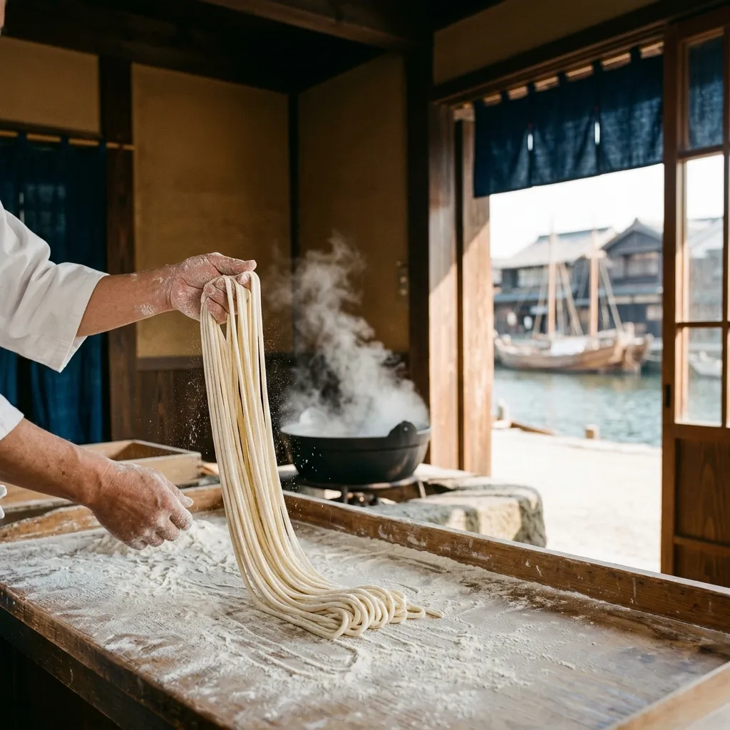 うどんの起源：大陸から渡った麺文化