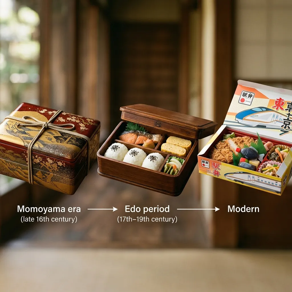 弁当の歴史：安土桃山から現代まで