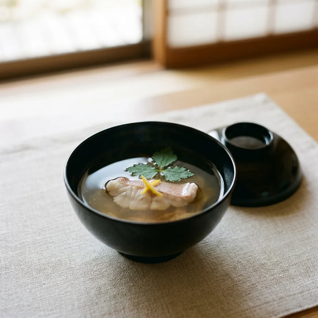 吸い物の美学：一椀に凝縮された日本料理の技術
