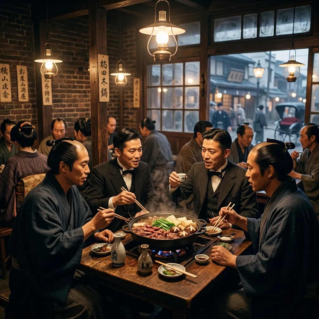 明治の食の西洋化：牛鍋から洋食へ