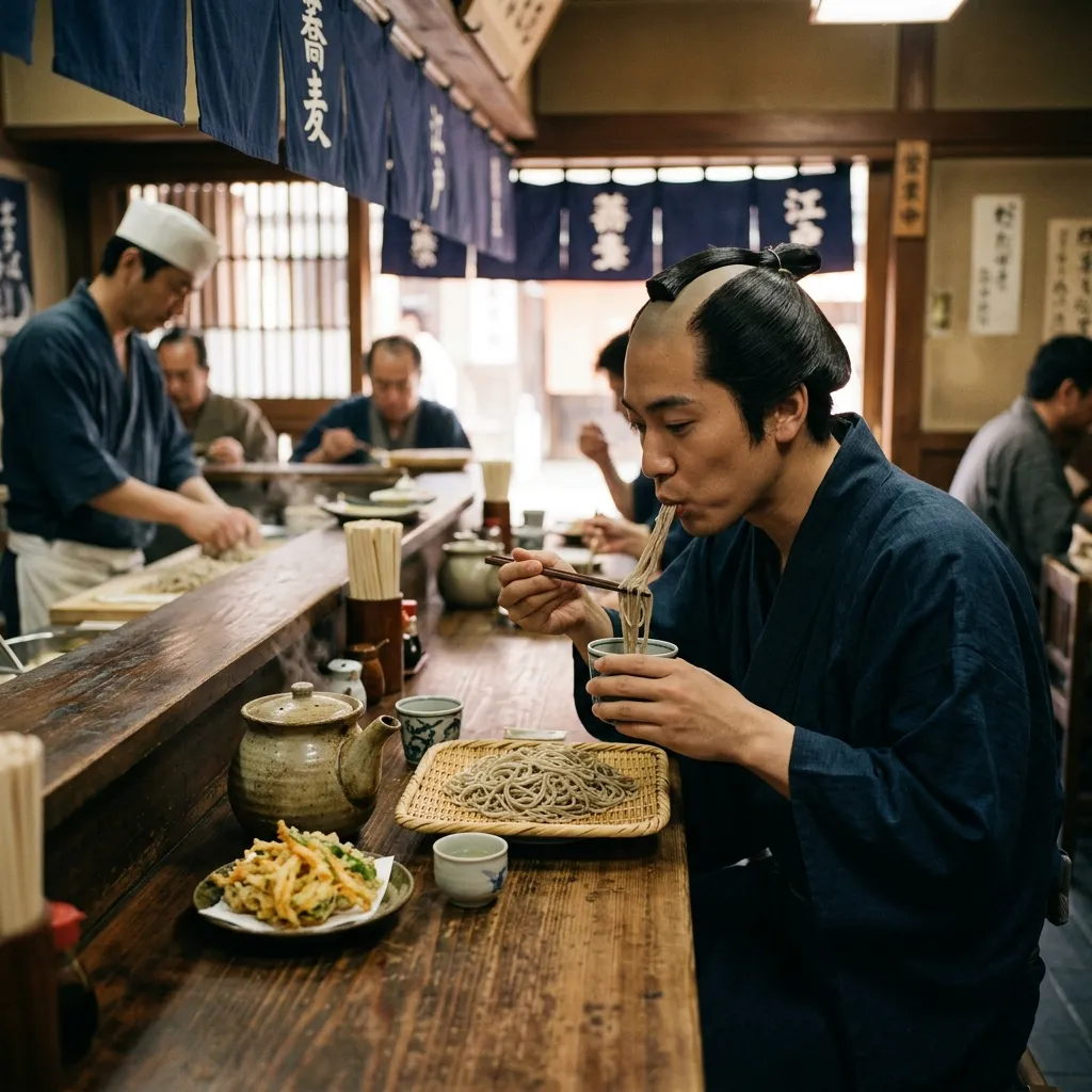 江戸っ子と蕎麦：粋な食べ方の作法