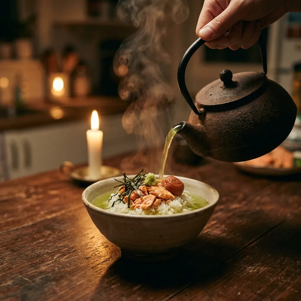 お茶漬けの歴史：庶民の知恵が生んだ即席食