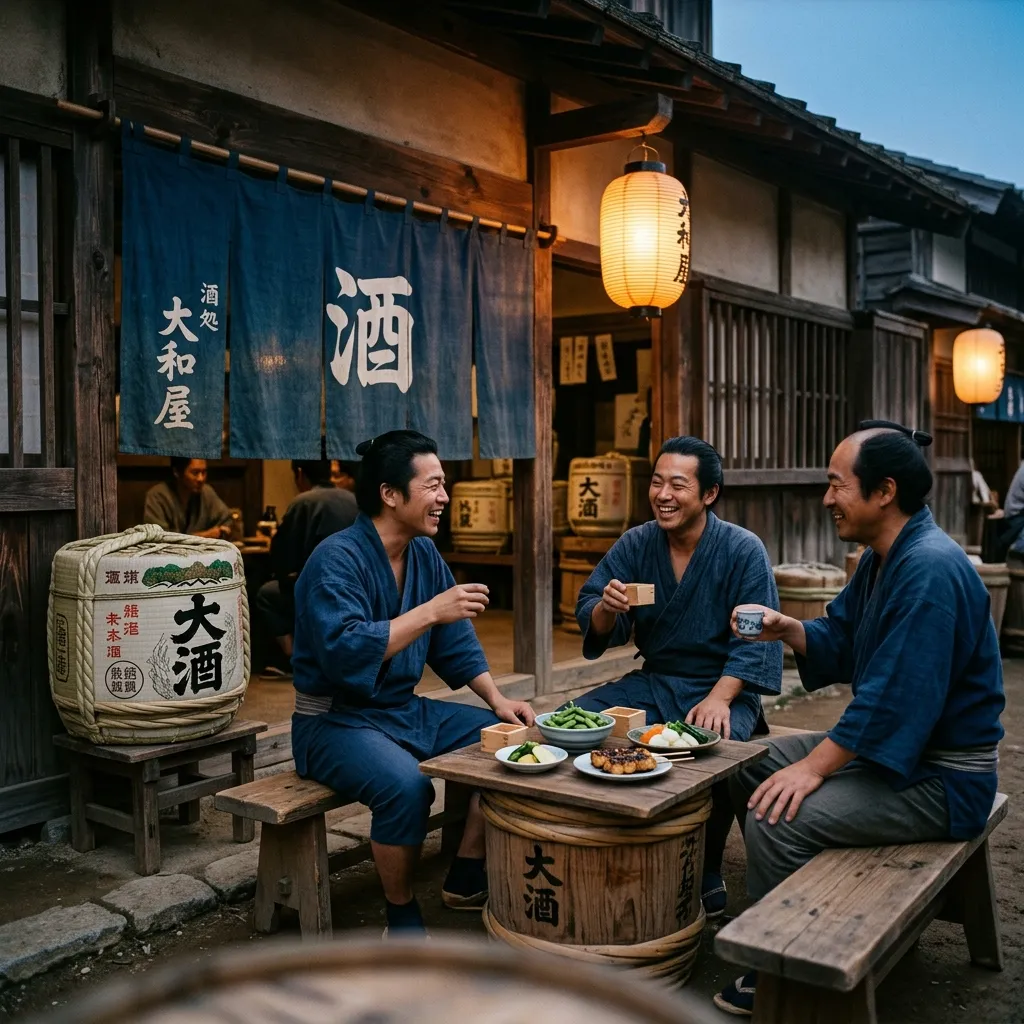 居酒屋の誕生：酒屋の店先から始まった文化