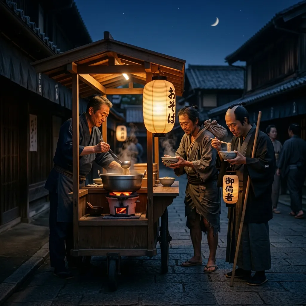 夜鳴きそばと屋台：江戸の夜食文化