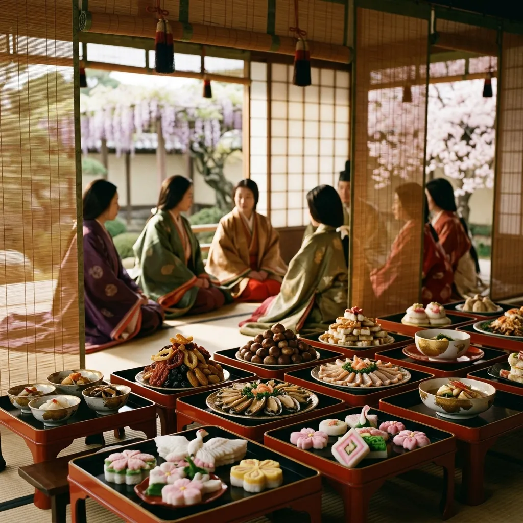 源氏物語の食：光源氏の宴と平安の美食
