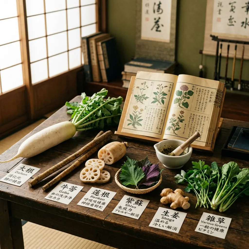 貝原益軒『菜薬』：野菜の薬効を説いた江戸の知恵